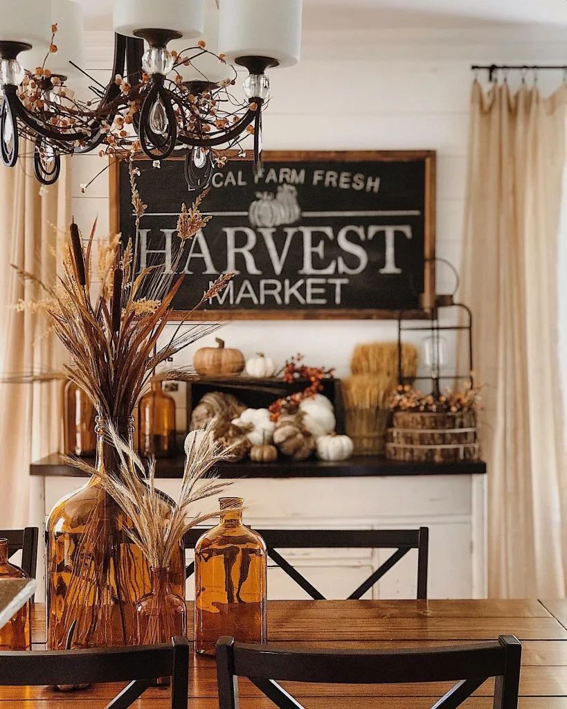 Creative Fall Dining Room Decor Ideas