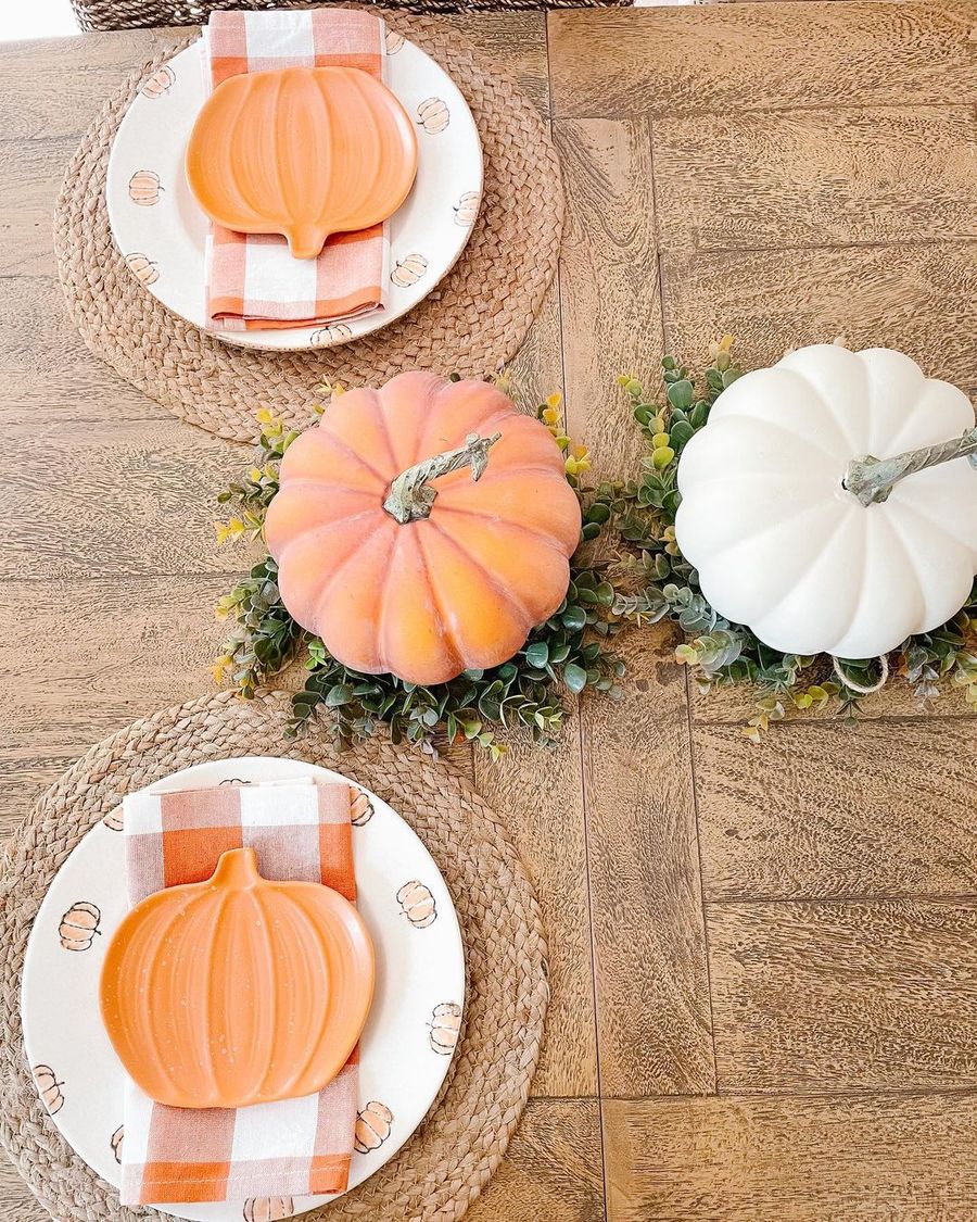 Fall plates dining room decor jk_farmhouselove