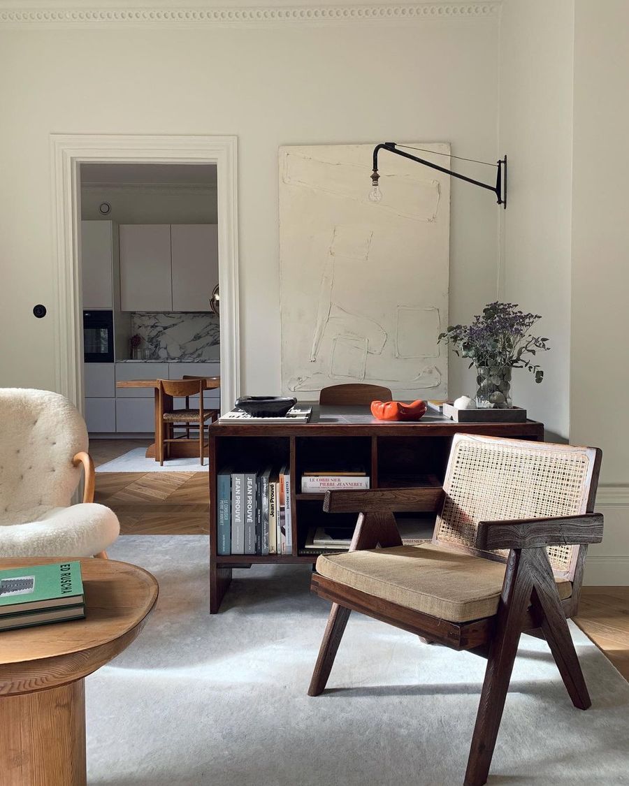 Pierre Jeanneret Chair via @fredrikkarlssoninteriorsshop