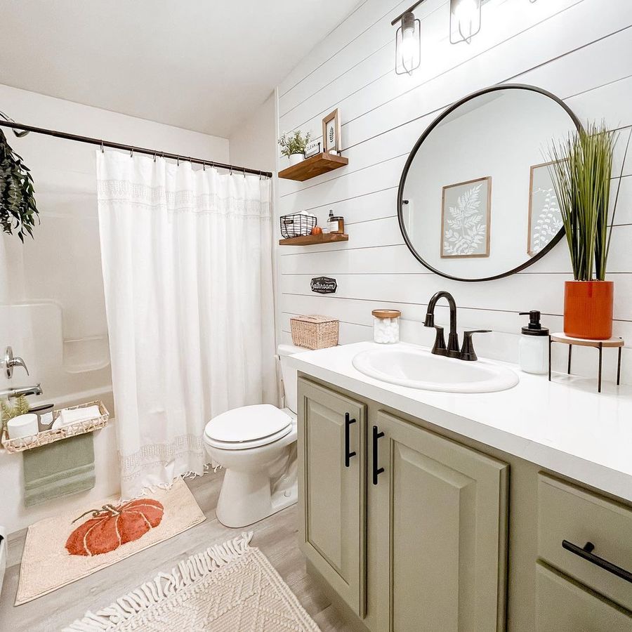 fall bathroom sets