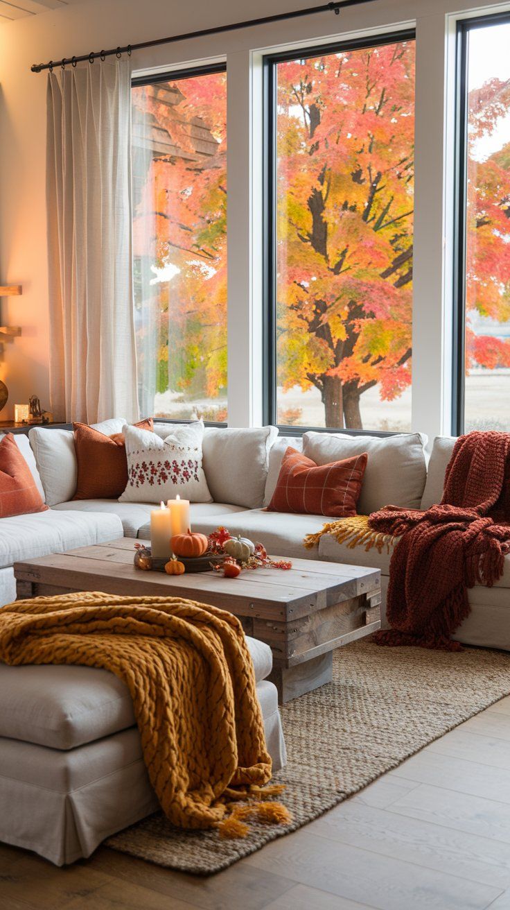 Best Fall Decorations from Amazon modern farmhouse living room