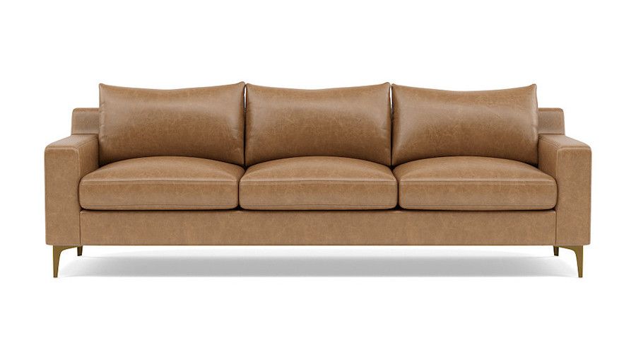 Sloan Leather 3-seat sofa