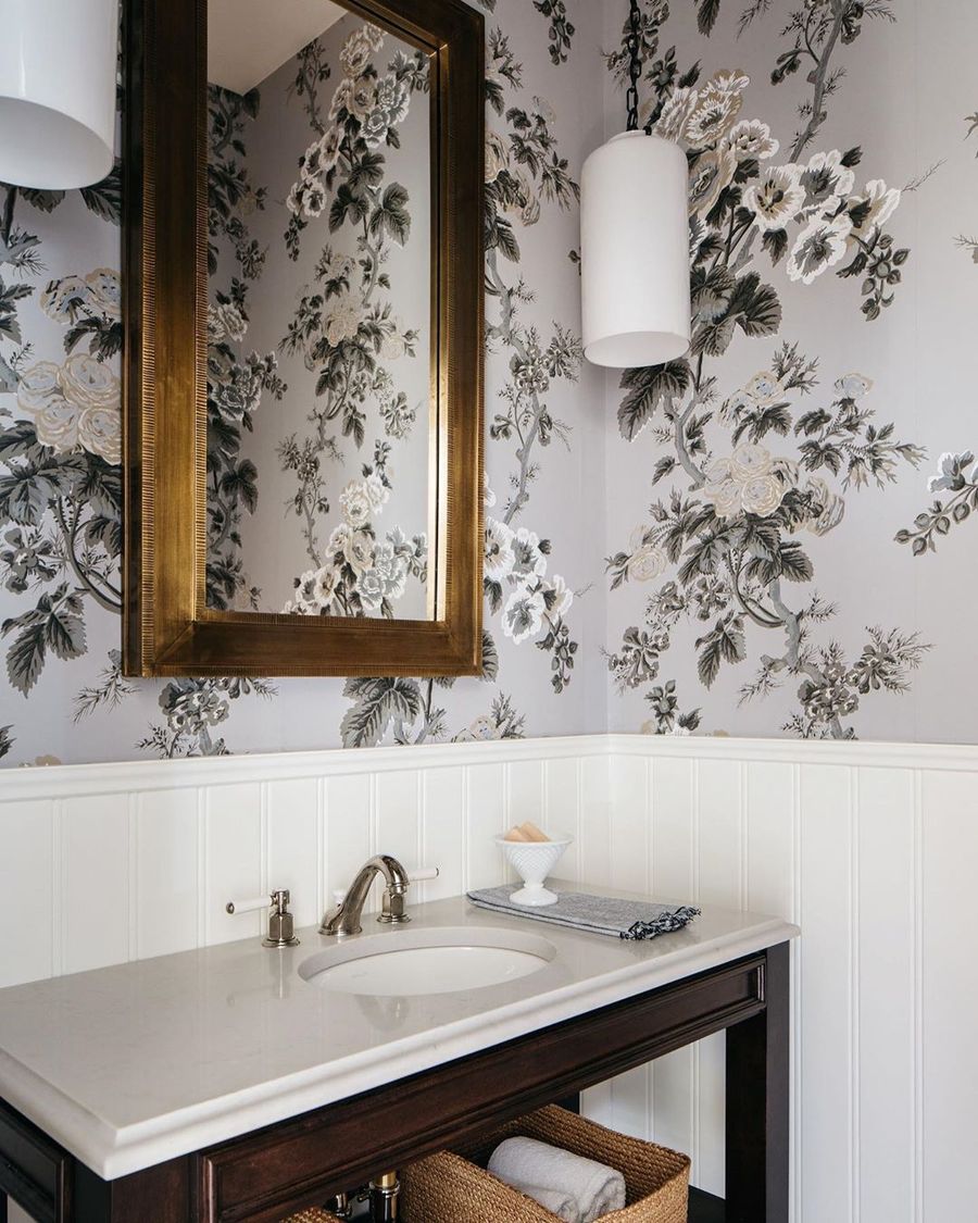 Traditional Bathroom via @centered_by_design