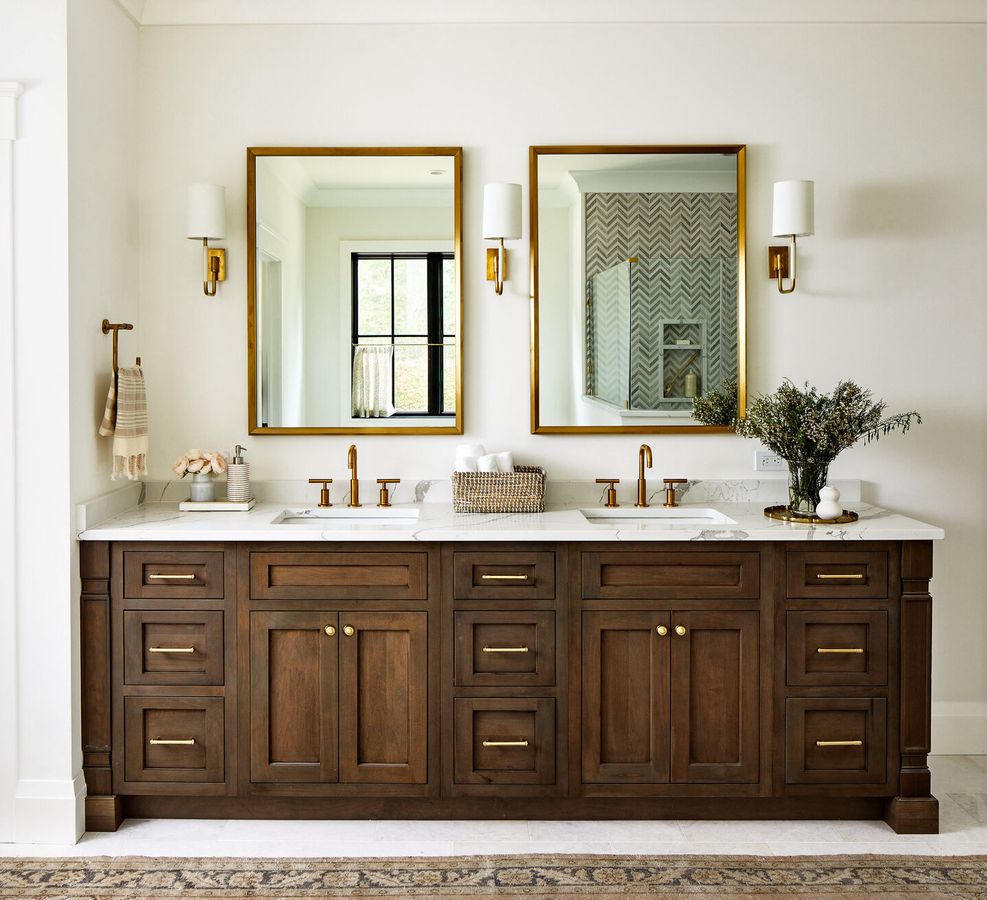 Traditional Bathroom via Stephanie Gamble