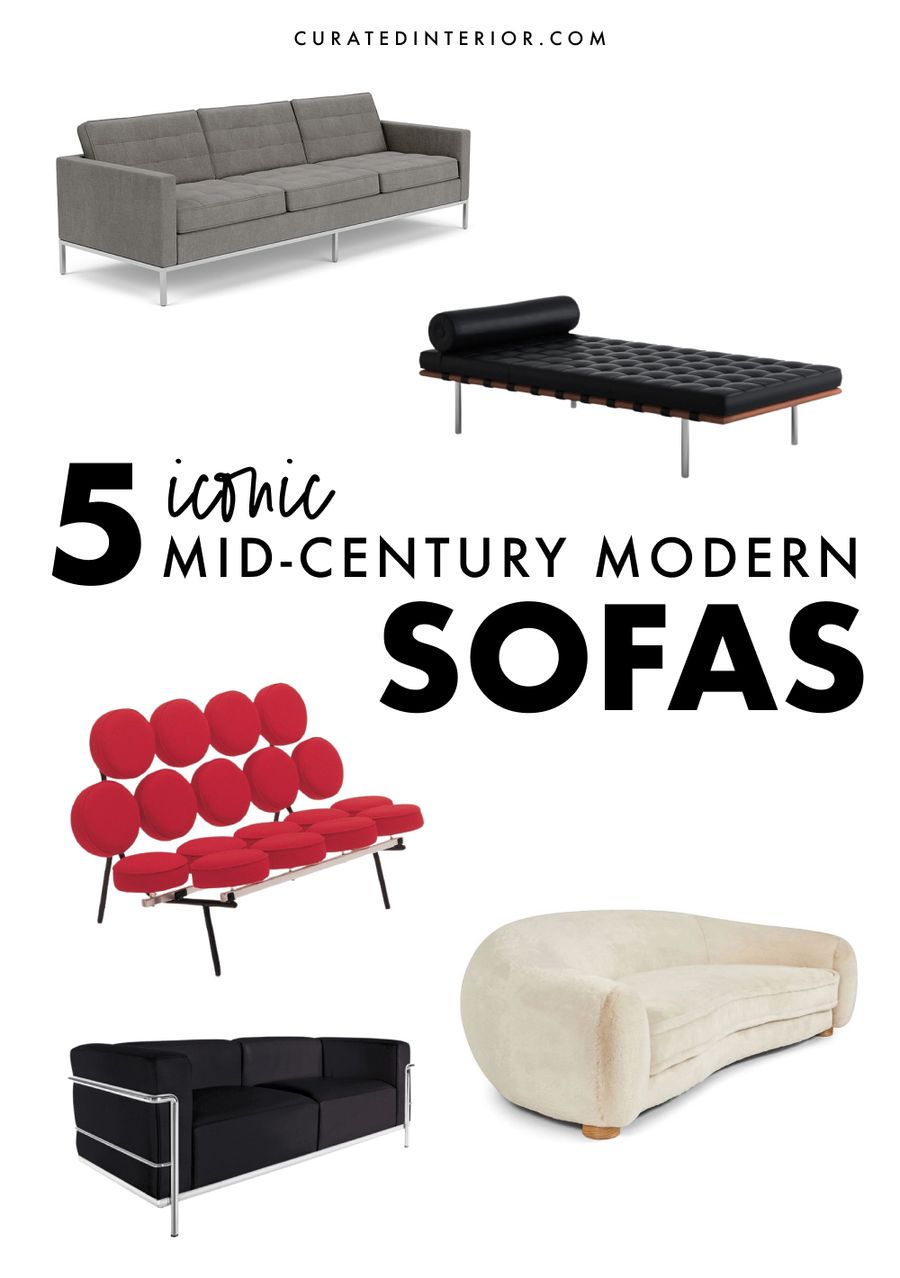 5 Iconic Mid-Century Modern Sofa Designs