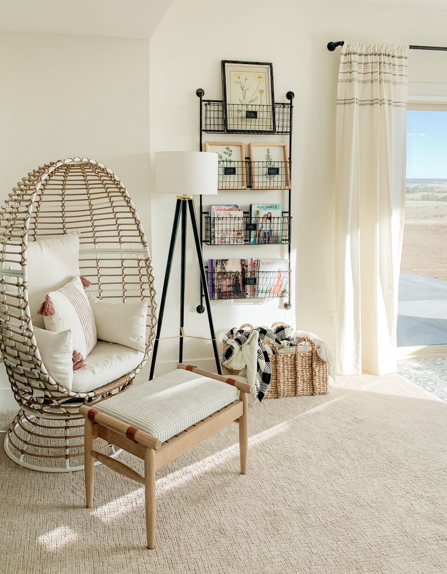 Farmhouse Reading Nook via SarahJoyBlog