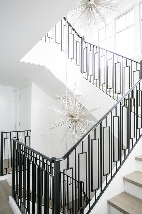 Mid-century Modern Staircase via brandon architects