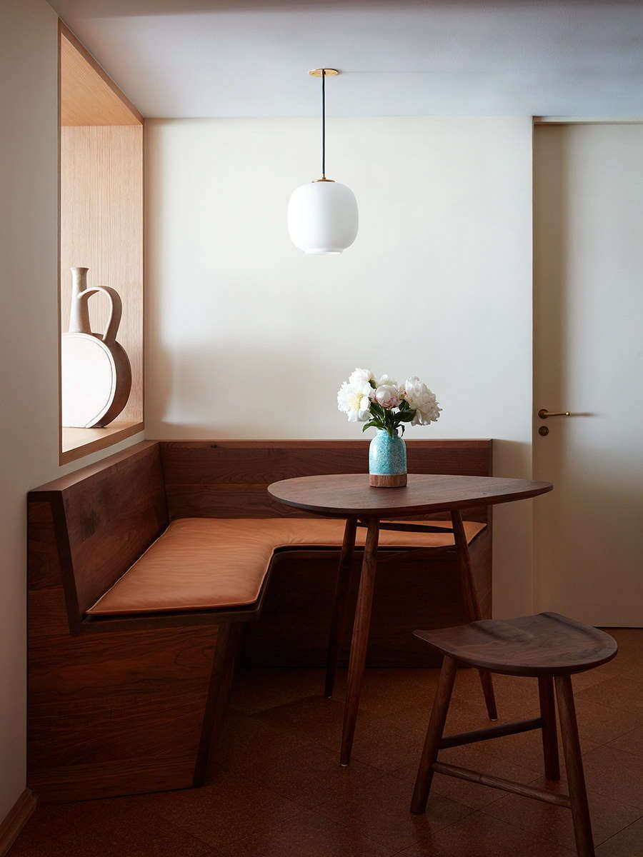 mid century kitchen nook