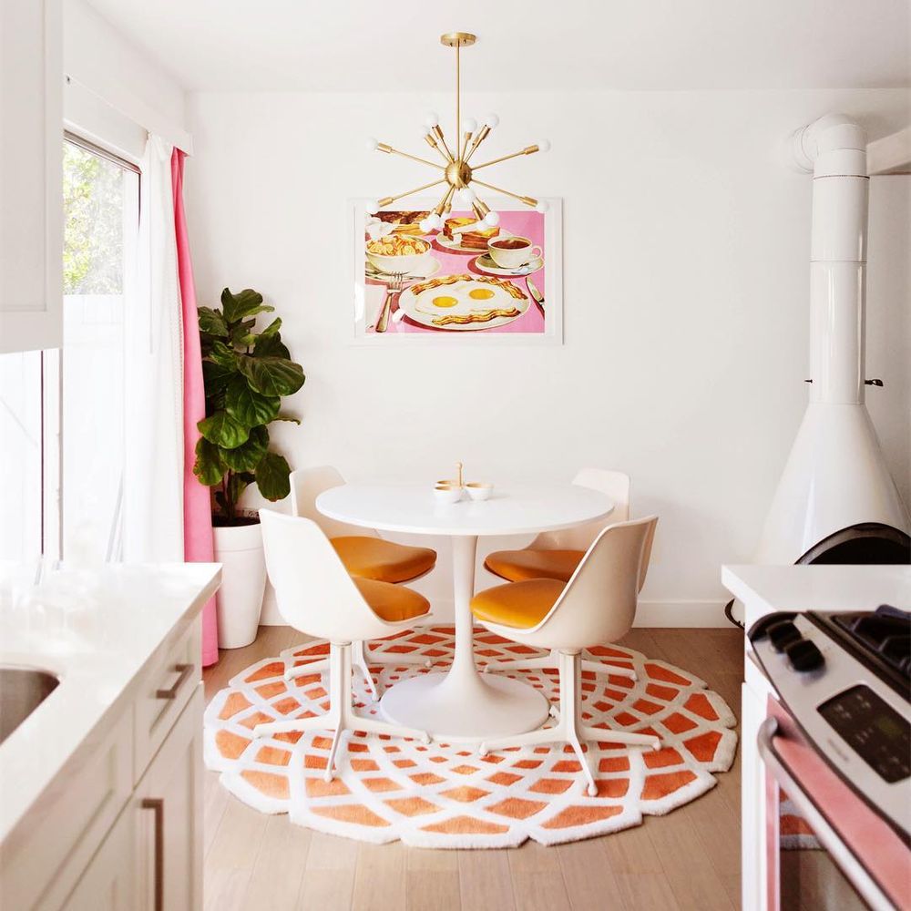 Mid-Century Modern Breakfast Nook via @melodrama