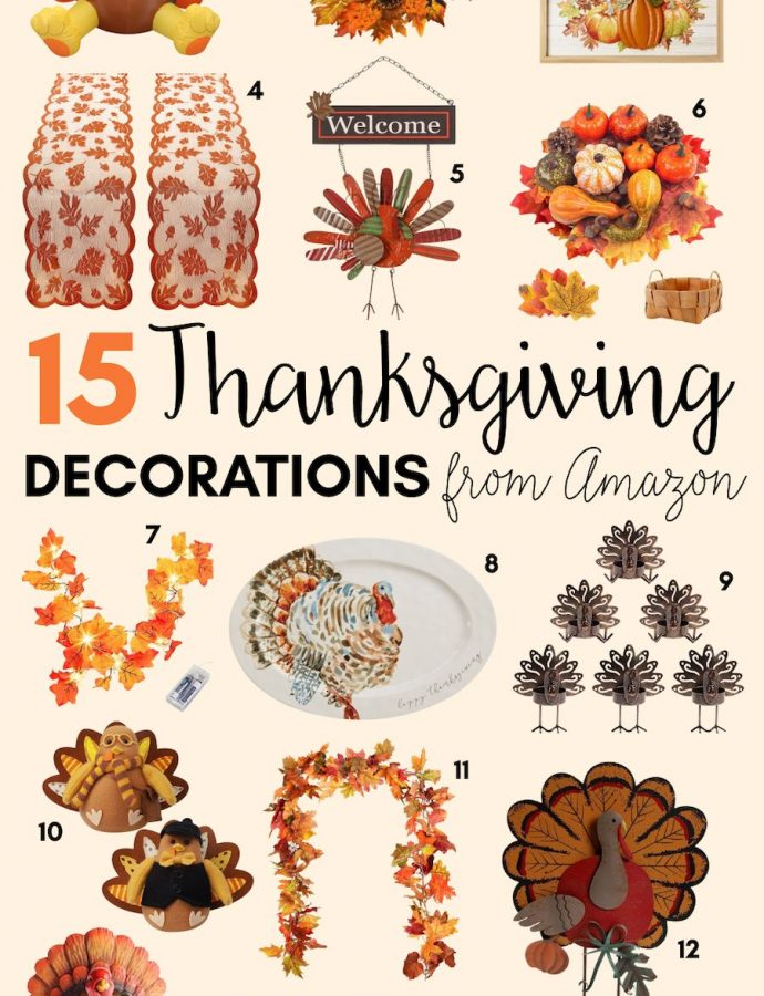 15 Best Thanksgiving Decorations from Amazon