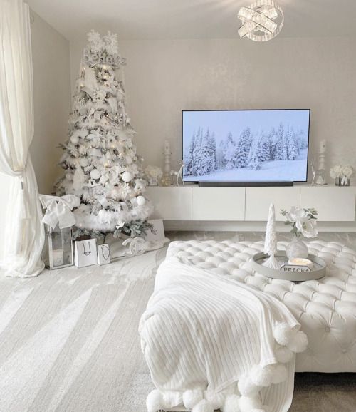 White Winter Throw Blanket Decor