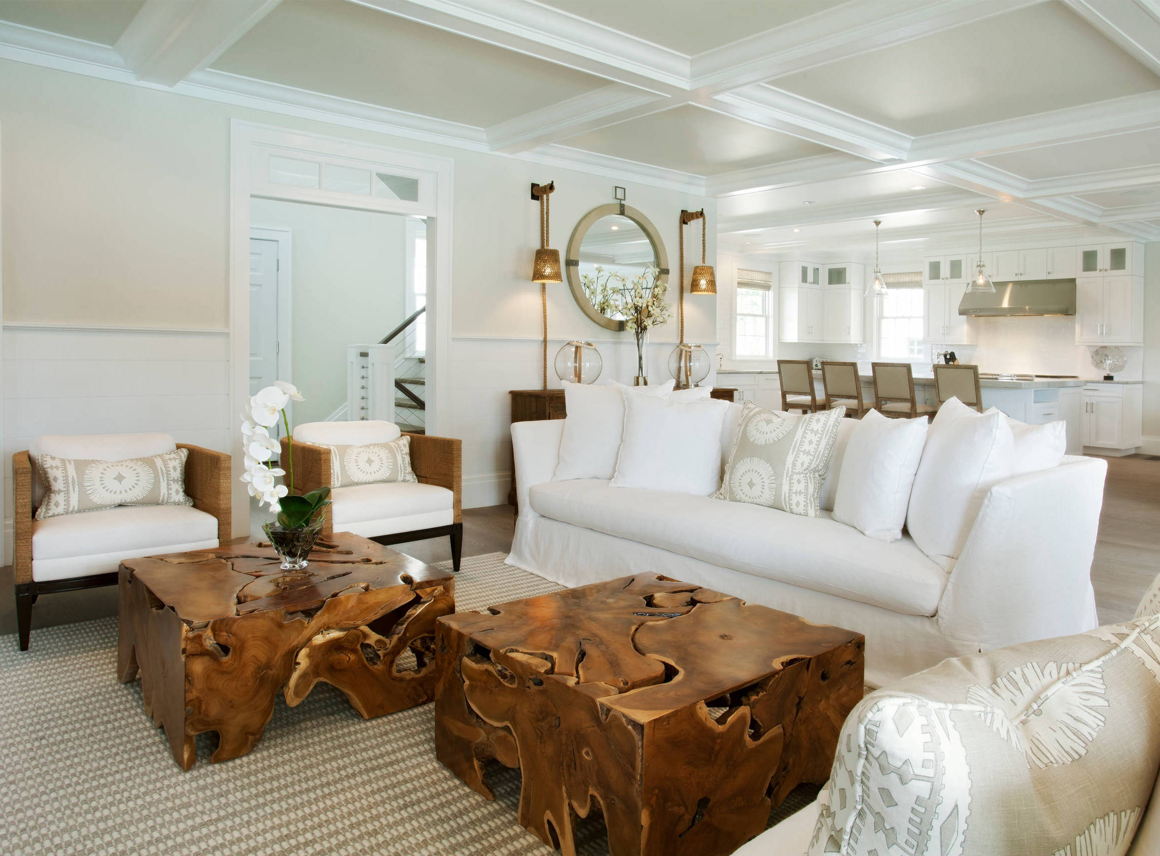 Live Edge Coffee Tables via Christophers Home Furnishings of Nantucket