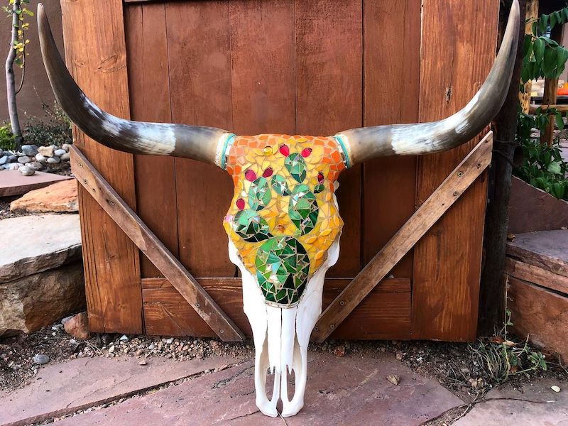 Southwest Decor Longhorn Skull thewildreclaimed