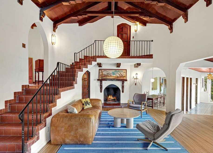 21 Southwestern Style Home Decor Ideas   Southwest Decor Wrought Iron Spanish Staircase Rail Robert Finkelhor Design 