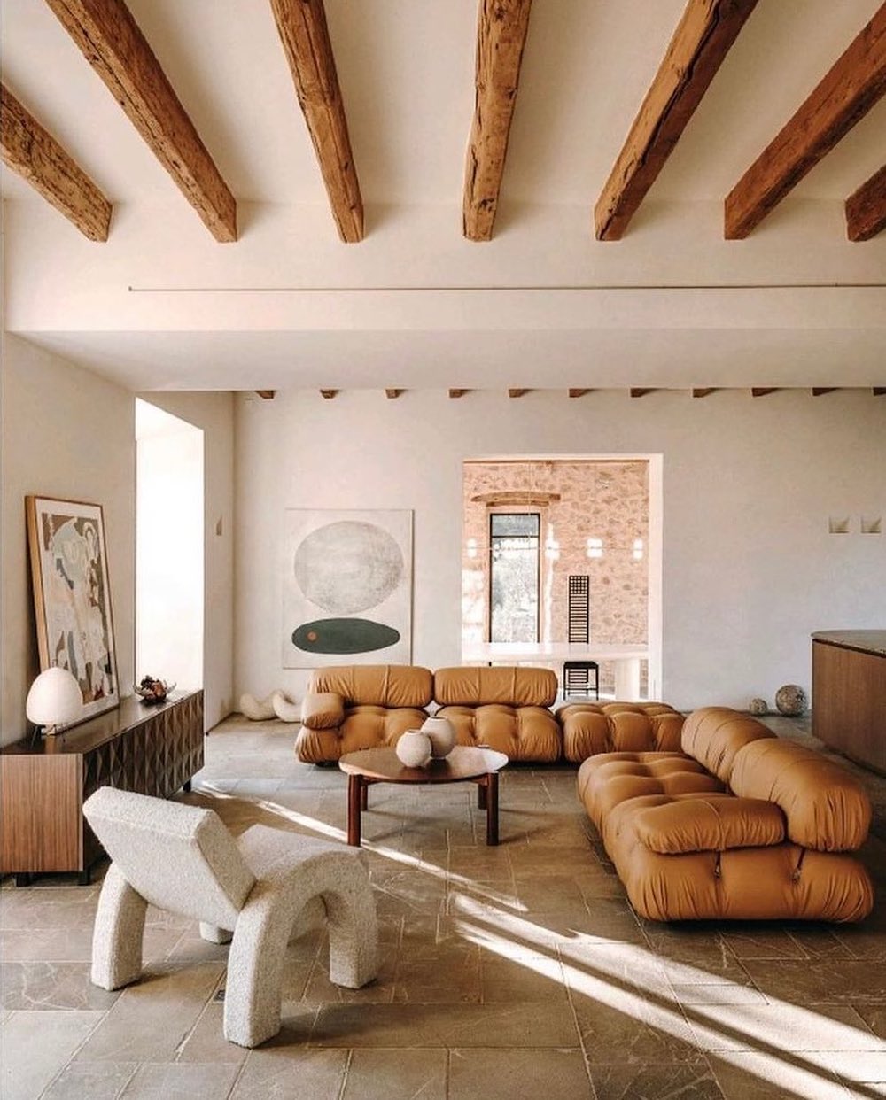 Bellini sofa Mallorca living room decor @bonvivant_concept