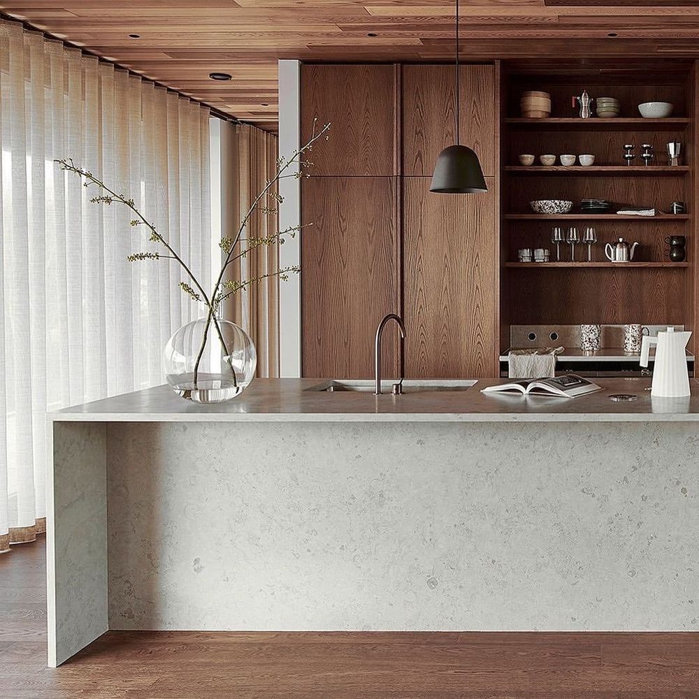 Japandi interior design kitchen @henrikschulz