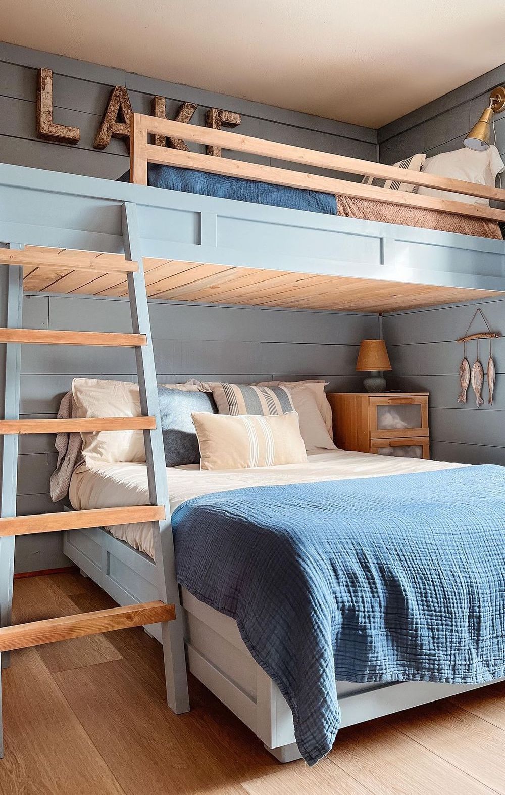 Lake House Decor Bunk Beds homesweetlakehouse