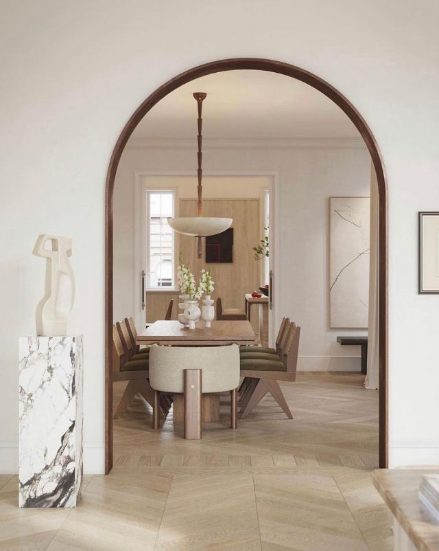 Arched Doorway Dining Room @thathomestudio 640x802 