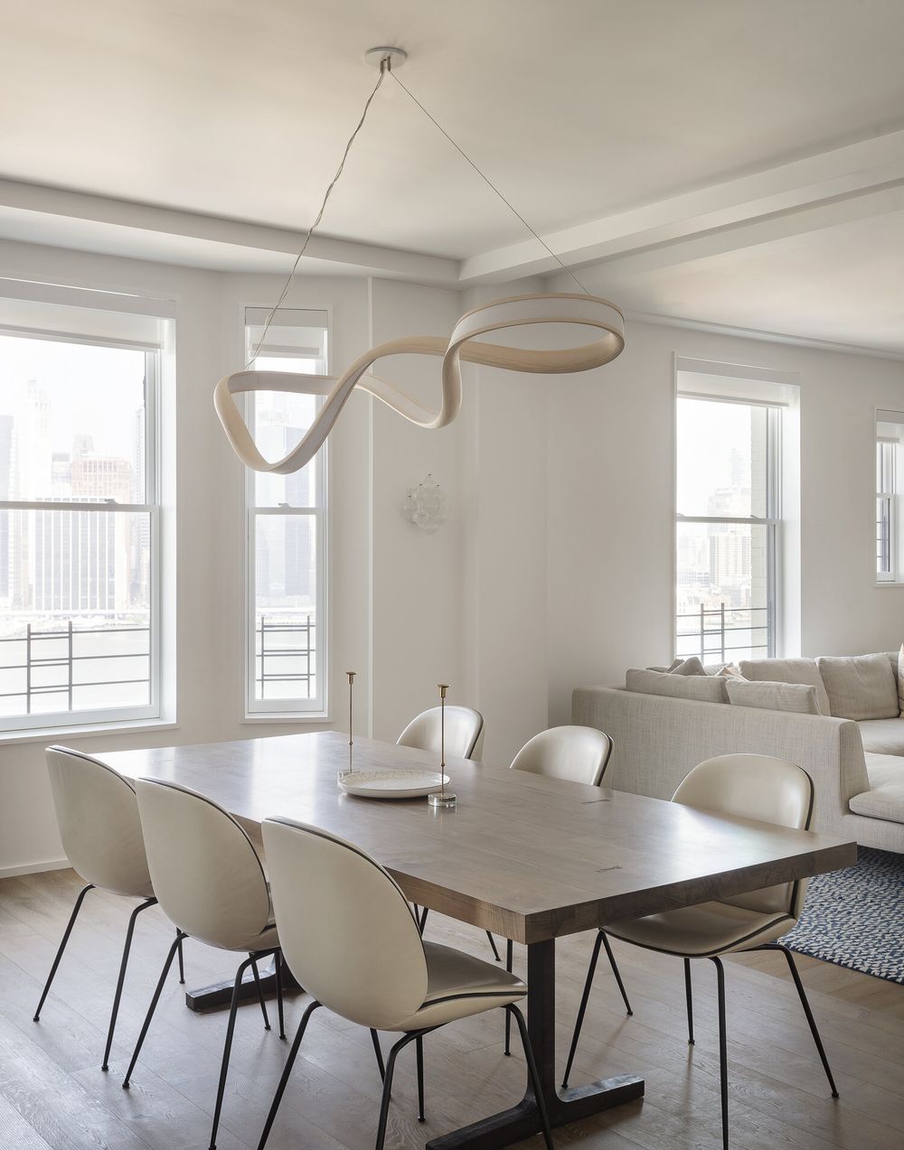 Contemporary interior design dining room ideas Open floor plan StudioDB