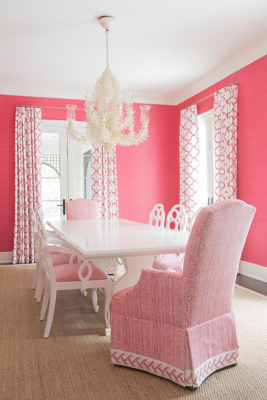 Feminine Dining Tables johnson vann interiors