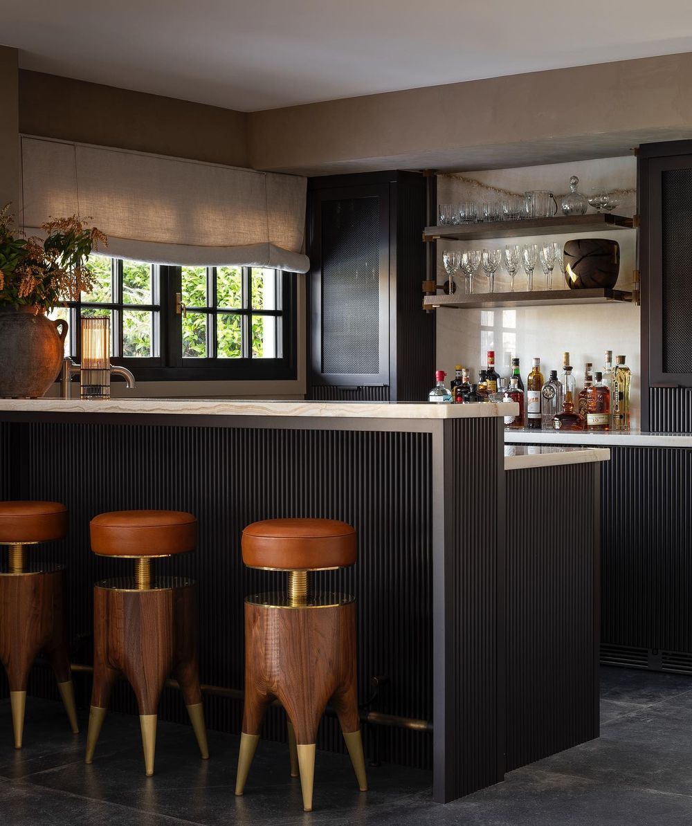 Home bar ideas Janette Mallory Interiors