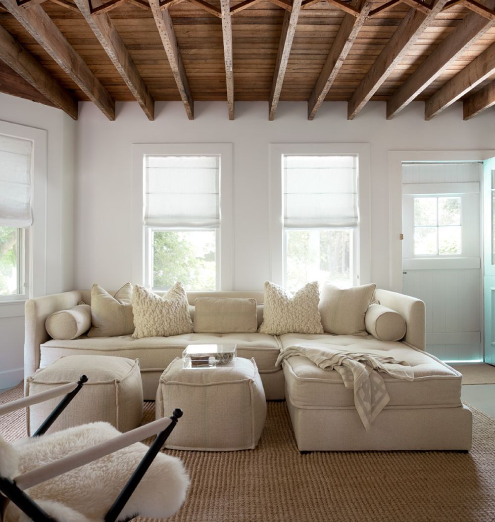 Neutral Sectional Sofas via Jenny Wolf Interiors