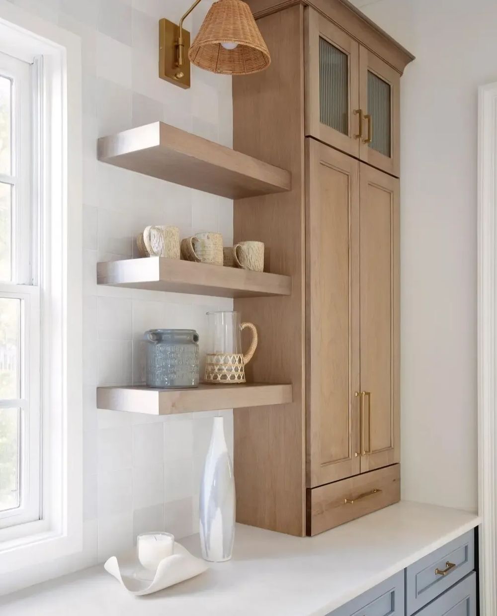 Open kitchen shelving ideas Novella Homes