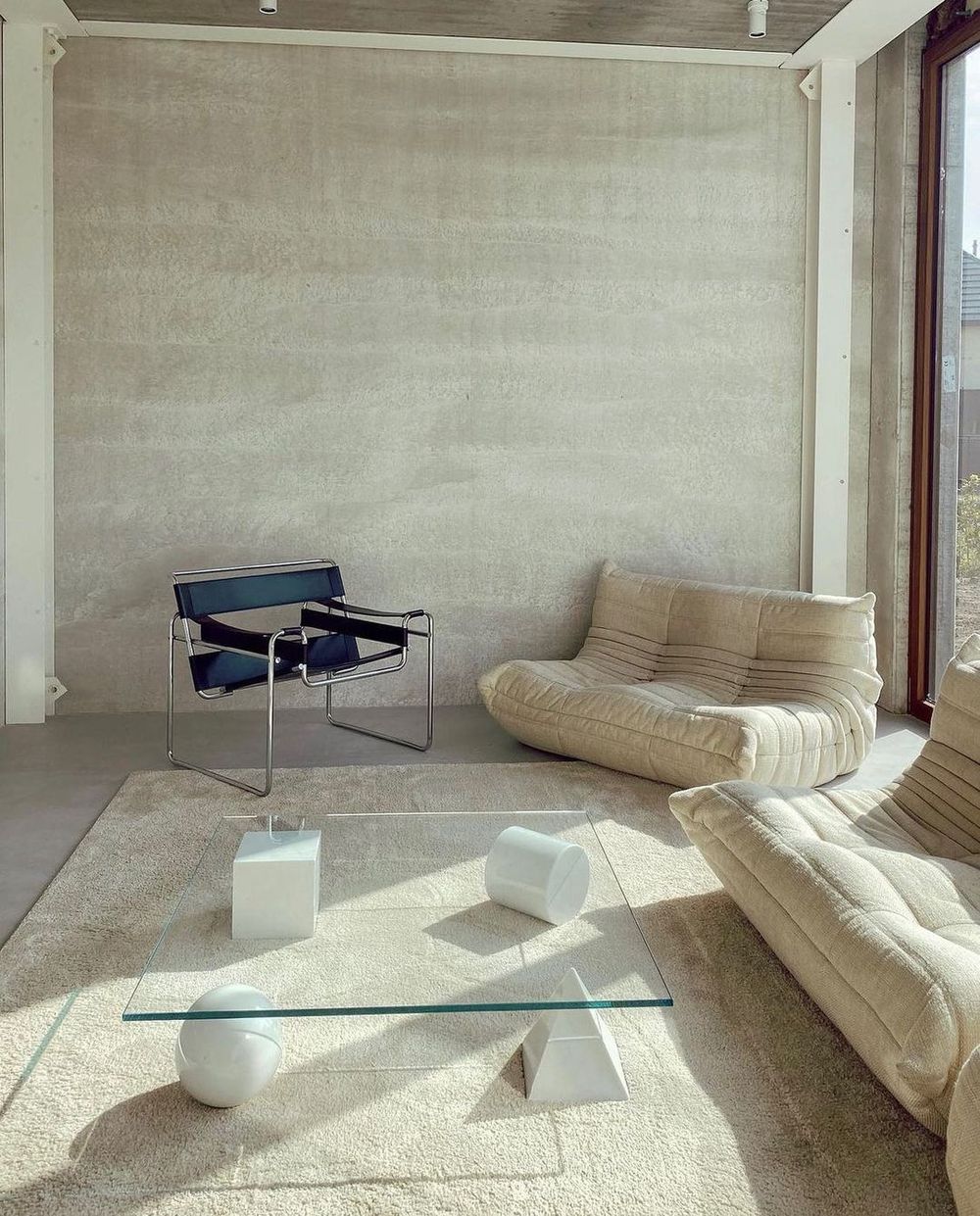 Togo Sofa beige room via @pieterpeulen