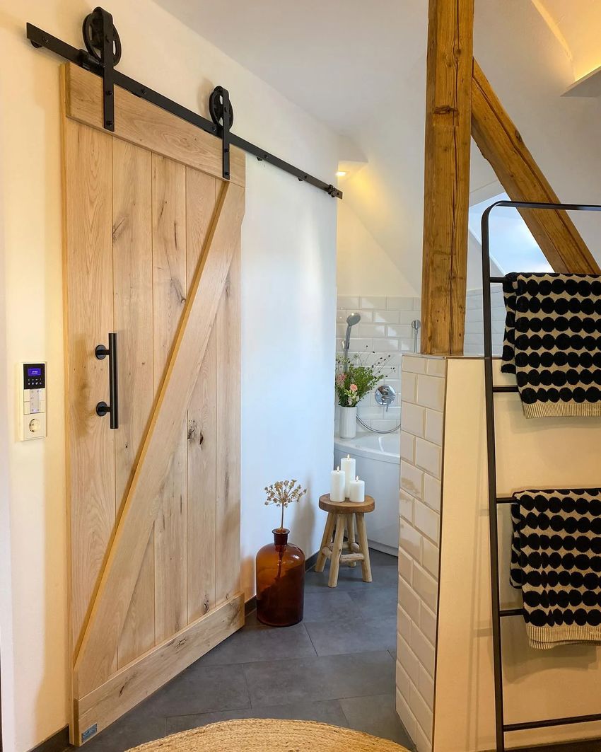 How to Build an Under Stairs Pantry with a DIY Sliding Barn Door