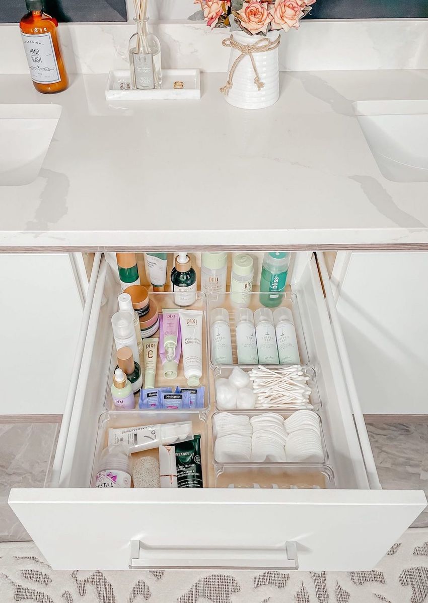 Bathroom Drawer Organization gracefullyglam