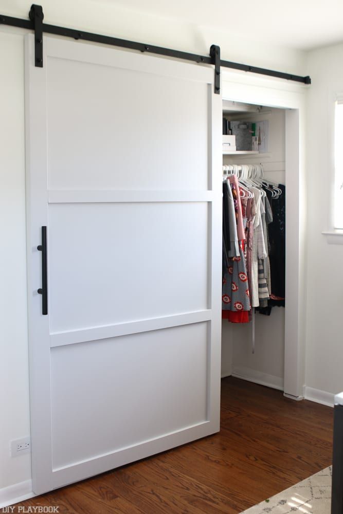 Closet barn door ideas thediyplaybook