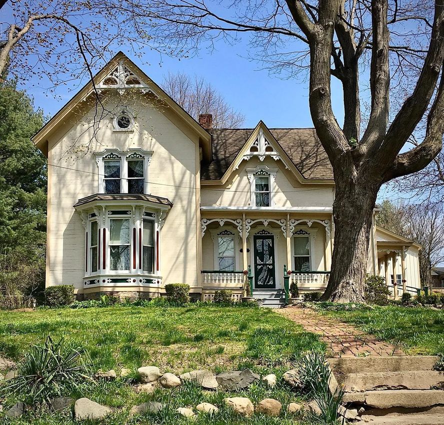 Gothic revival house michigan breathing_timemachine