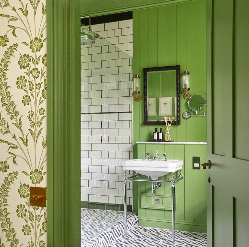 Green bathroom ideas lime johnstonparkeinteriors