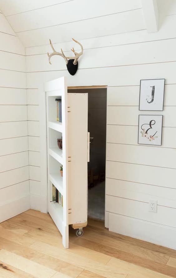 Hidden door bookcase
