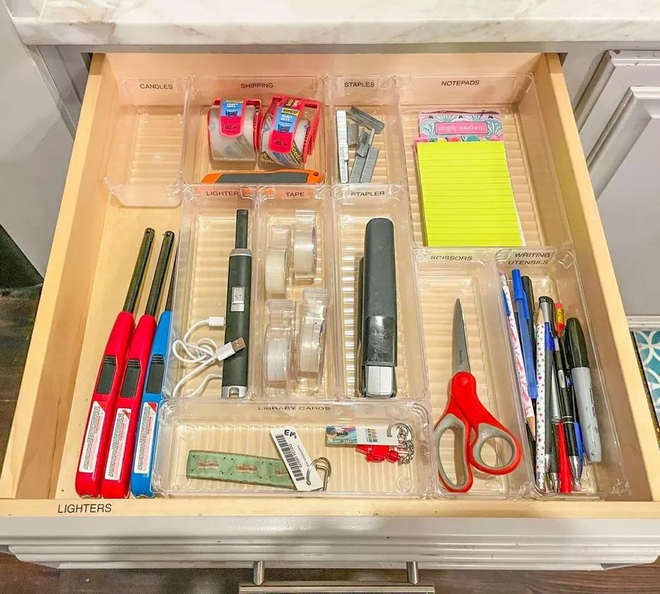 Junk Drawer Organization via horderly