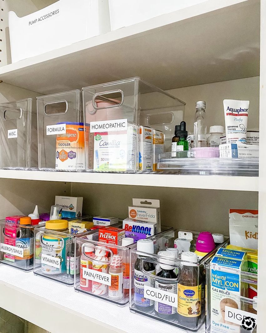 Medicine Cabinet Organization inlineorganizing