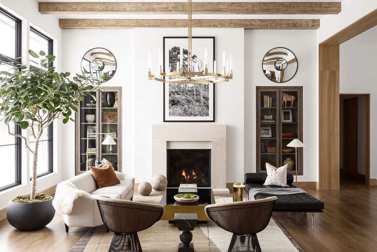 Modern Living Room Neutral mccroskeyinteriors