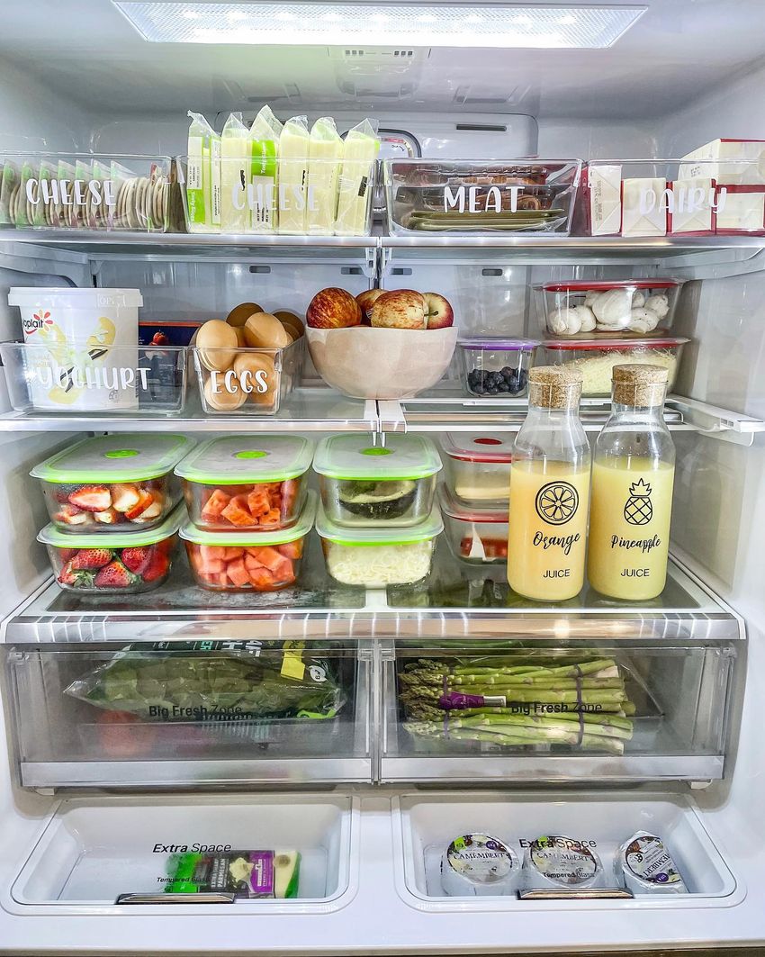 ORGANIZE WITH ME – FRIDGE ORGANIZATION IDEAS