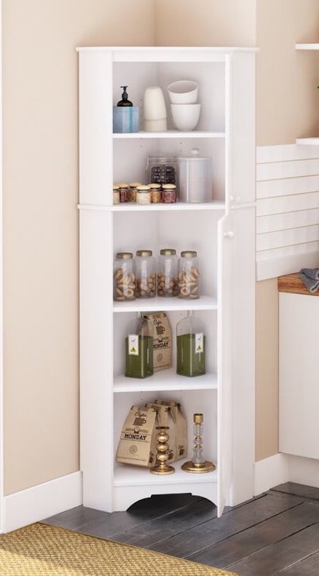 Corner Kitchen Pantry Cabinet