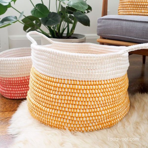 DIY Crochet Basket