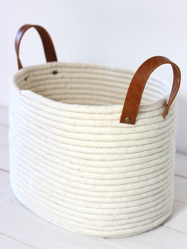 DIY Rope Basket via aliceandlois