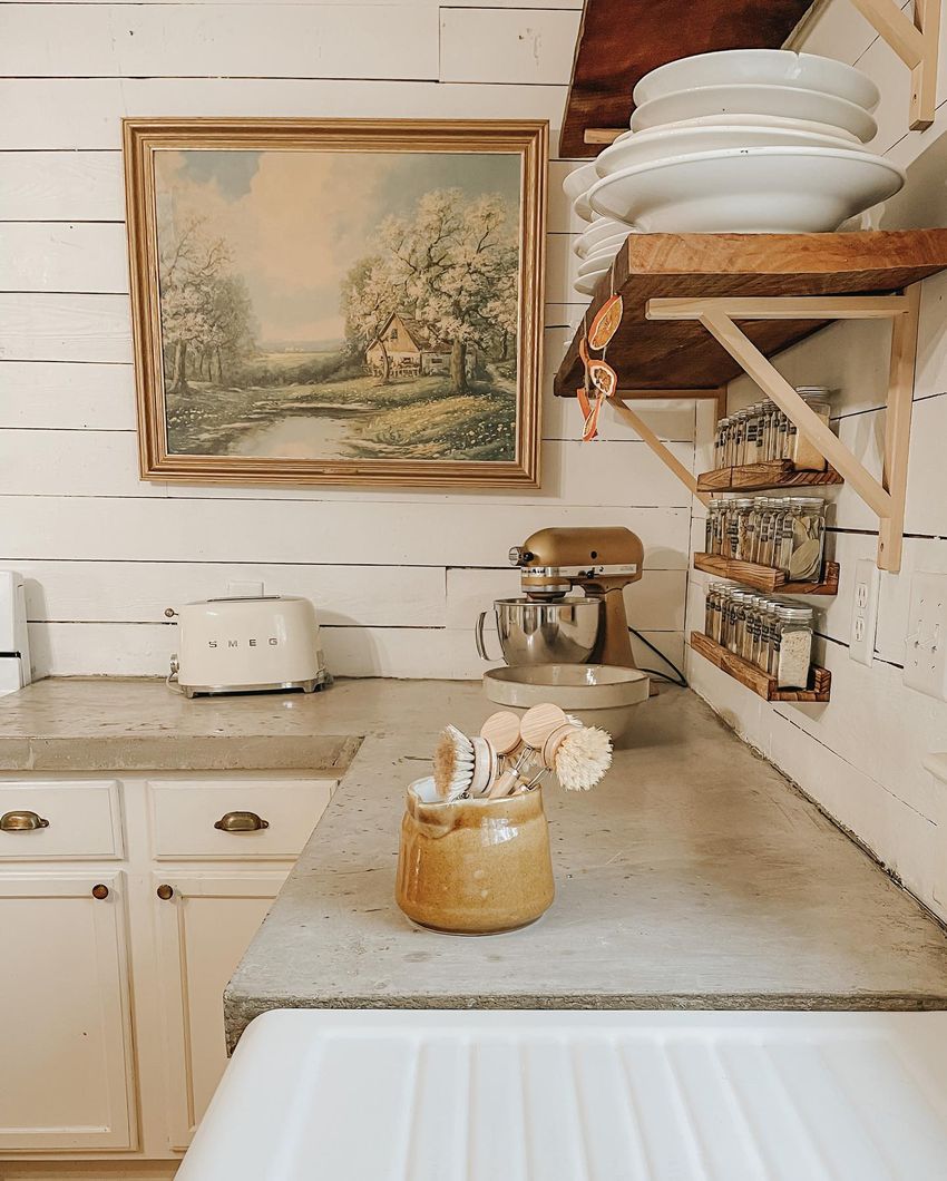 Fixer Upper Style Decor Concrete Countertops our1917farmhouse