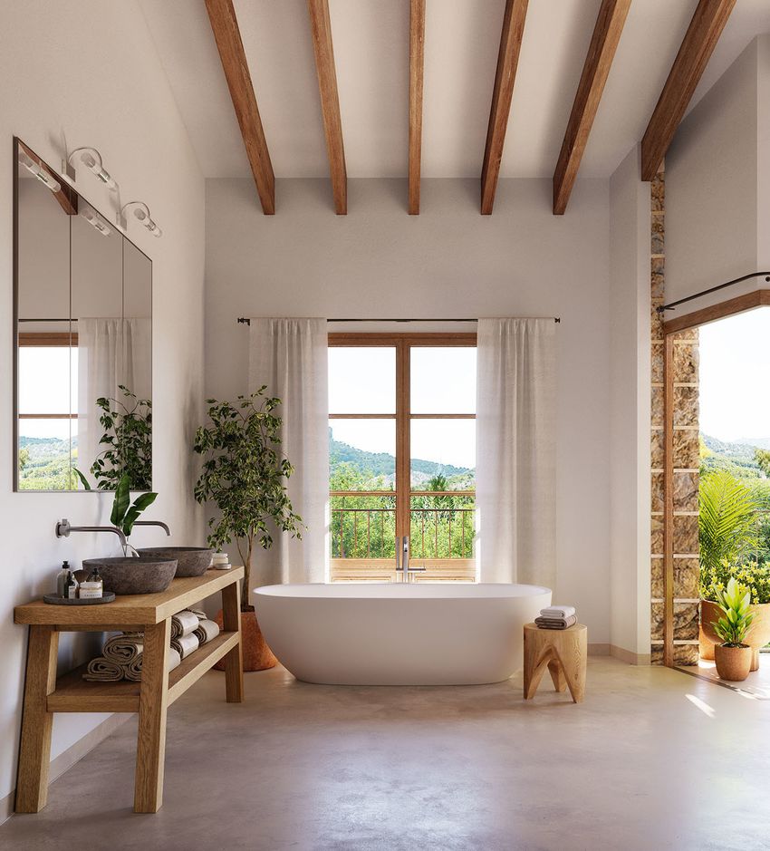 mediterranean bathroom