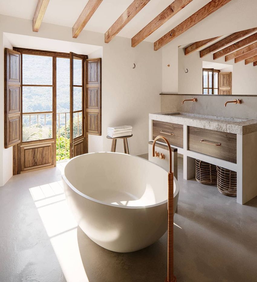 Mediterranean bathroom ideas @berrowprojects