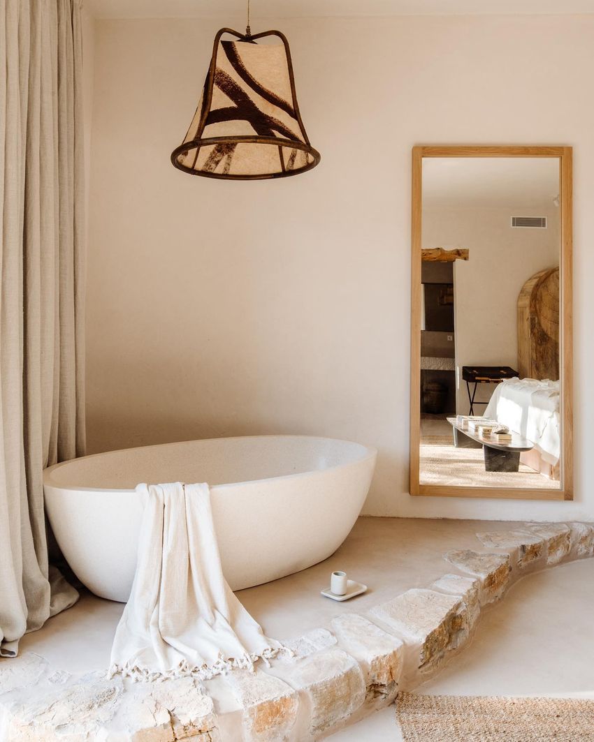 Mediterranean bathroom ideas @fincadelicaibiza