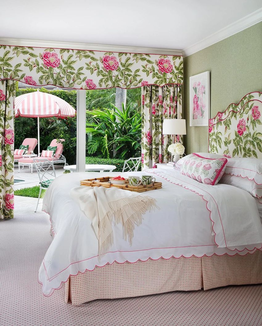 Palm beach bedroom decor @erincondroninteriors