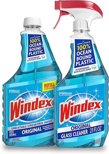 Windex Original Blue Glass and Window Cleaner