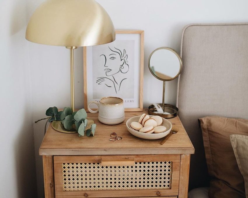 Cane Nightstands via mygreyhome