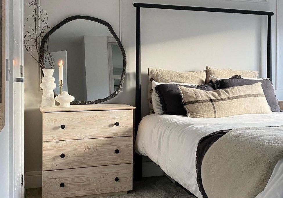 Scandinavian bedroom furniture home_with_candy_sky