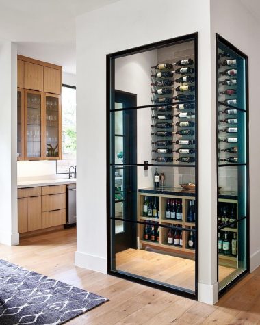Wine cellar design @rosewoodcustombuilders